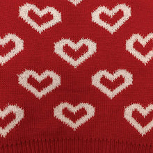 Load image into Gallery viewer, Fashion Pet All Over Hearts Dog Sweater Red
