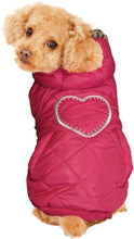 Load image into Gallery viewer, Fashion Pet Girly Puffer Dog Coat Pink
