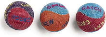 Load image into Gallery viewer, Spot Burlap Balls Cat Toys Assorted Colors
