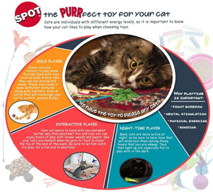 Spot Burlap Balls Cat Toys Assorted Colors