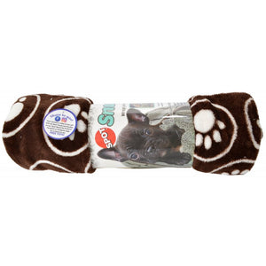 Spot Snuggler Pet Blanket Brown