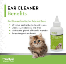 Load image into Gallery viewer, Tomlyn Veterinarian Formulated Ear Cleaner for Dogs and Cats
