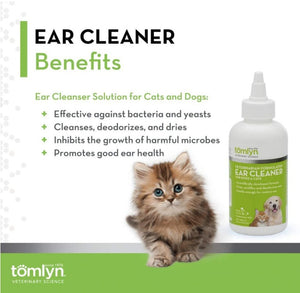 Tomlyn Veterinarian Formulated Ear Cleaner for Dogs and Cats