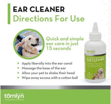 Load image into Gallery viewer, Tomlyn Veterinarian Formulated Ear Cleaner for Dogs and Cats
