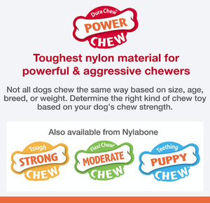 Nylabone Dura Chew Bone Bacon Flavor Regular