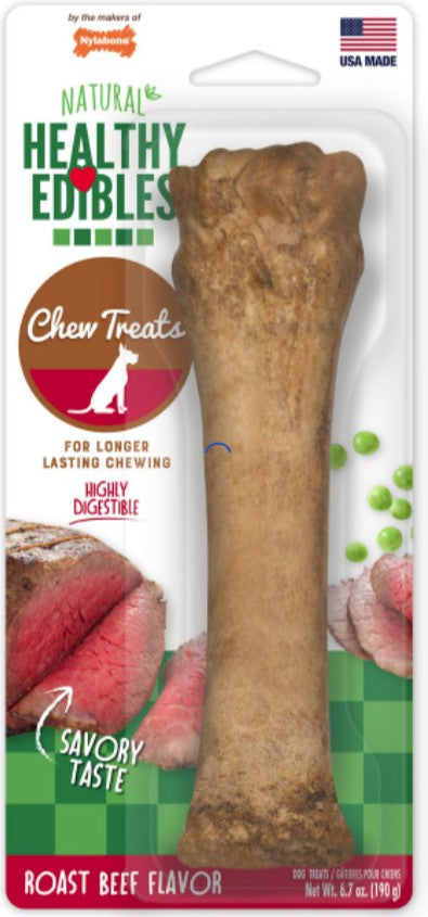 Nylabone Healthy Edibles Chews Roast Beef Souper