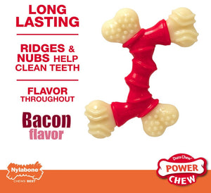 Nylabone Dura Chew Double Bone Bacon Flavor