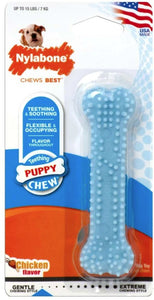 Nylabone Puppy Chew Dental Bone Blue