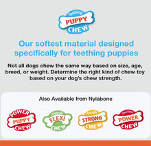 Load image into Gallery viewer, Nylabone Puppy Chew Dental Bone Blue
