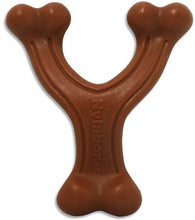 Load image into Gallery viewer, Nylabone Power Chew Wishbone Dog Chew Toy Bison Flavor
