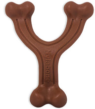 Load image into Gallery viewer, Nylabone Power Chew Wishbone Dog Chew Toy Bison Flavor
