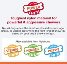 Load image into Gallery viewer, Nylabone Power Chew Wishbone Dog Chew Toy Bison Flavor
