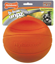 Load image into Gallery viewer, Nylabone Power Play B-Ball Grips Basketball Large 6.5 Dog Toy
