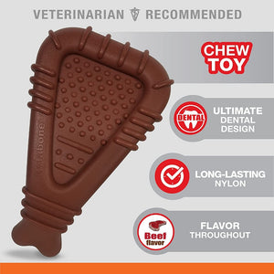 Nylabone Power Chew Arch Bone Dental Toy Beef Flavor