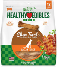 Load image into Gallery viewer, Nylabone Healthy Edibles Chews Bacon Wolf
