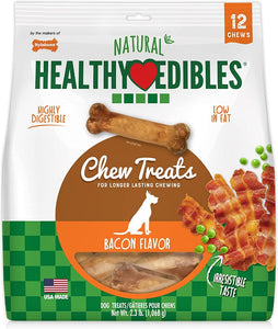 Nylabone Healthy Edibles Chews Bacon Wolf