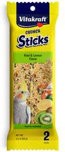 Load image into Gallery viewer, Vitakraft Crunch Sticks Kiwi and Lemon Cockatiel Treats
