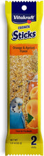 Load image into Gallery viewer, Vitakraft Crunch Sticks Parakeet Treat Orange and Apricot Flavor
