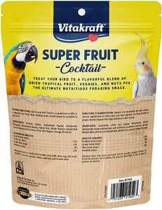 Vitakraft Super Fruit Cocktail Treat for All Parrots and Cockatiels