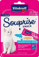 Load image into Gallery viewer, Vitakraft Salmon Souprise Lickable Cat Snack
