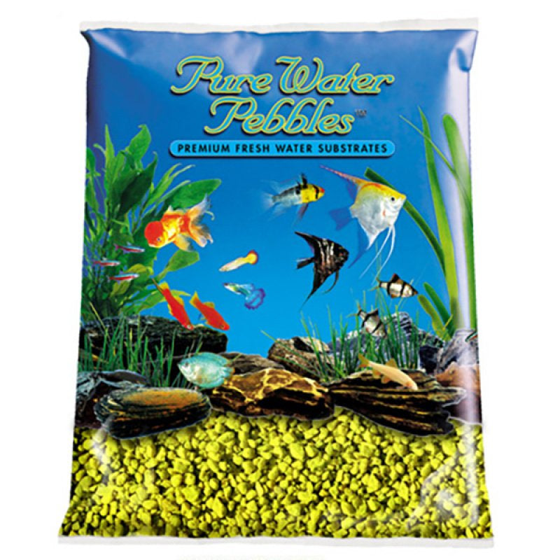 Pure Water Pebbles Aquarium Gravel Daffodil