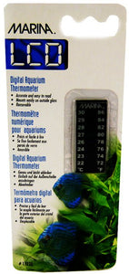 Marina LCD 1.75 Digital Aquarium Thermometer 72 to 86&deg; F