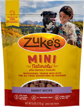 Load image into Gallery viewer, Zukes Mini Naturals Dog Treats Rabbit Recipe
