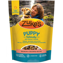 Load image into Gallery viewer, Zukes Puppy Naturals Treats Salmon and Chickpea
