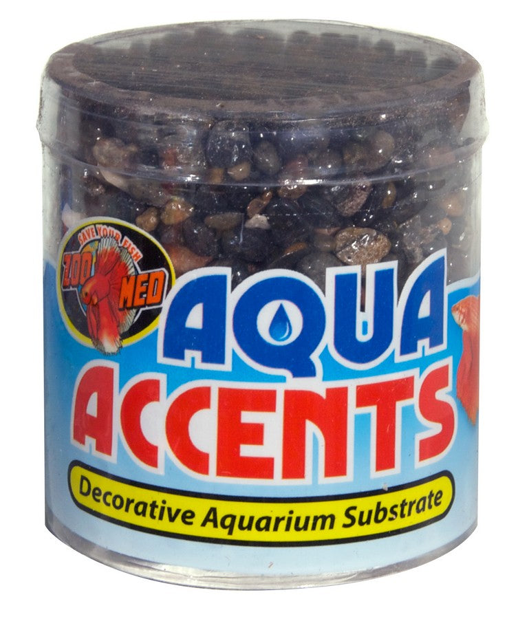 Zoo Med Aqua Accents Dark River Pebbles