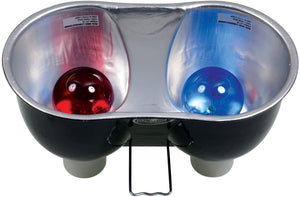 Zoo Med Combo Deep Dome Dual Lamp Fixture