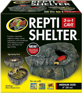 Zoo Med Repti Shelter 3 in 1 Cave for Reptiles