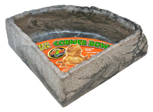 Zoo Med Repti Rock Corner Bowl for Reptiles