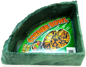 Zoo Med Repti Rock Corner Bowl for Reptiles