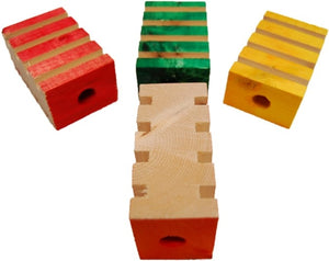 Zoo-Max 4 Groovy Blocks Bird Toy