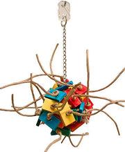 Load image into Gallery viewer, Zoo-Max Fire Ball Hanging Bird Toy
