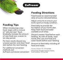 Load image into Gallery viewer, ZuPreem FruitBlend Flavor with Natural Flavors Bird Food for Parrots and Conures
