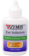 Load image into Gallery viewer, Zymox Enzymatic Ear Solution Hydrocortisone Free for Dogs and Cats
