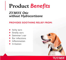 Load image into Gallery viewer, Zymox Enzymatic Ear Solution Hydrocortisone Free for Dogs and Cats
