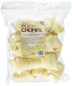 Pork Chomps Baked Knot Bones 6-7 Inch
