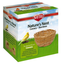 Load image into Gallery viewer, Kaytee Natures Nest Bamboo Canary Nest
