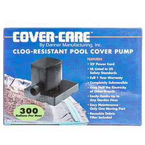 Danner Cover-Care Clog-Resistant Pool Cover Pump